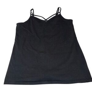 Torrid Black‎ Sleeveless Cami Top Plus Size Criss Cross Straps